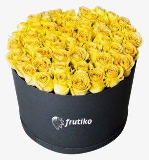 Yellow Roses Black Box - Yellow Roses In Black Box