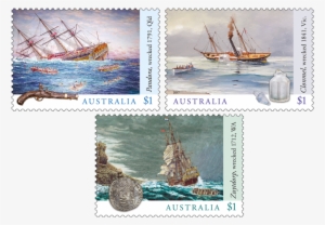 Set Of Shipwrecks Stamps - Zuytdorp Shipwreck