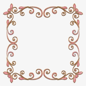 Elegant Scroll Border Png - Portable Network Graphics
