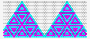Geometric Triangle Vector Pattern With Transparent Background. Usable As  Border Or Design Element. Royalty Free SVG, Cliparts, Vectors, and Stock  Illustration. Image 111259066.