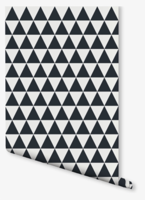 Festival Geometric Wallpaper Black And White - Triangle Pattern