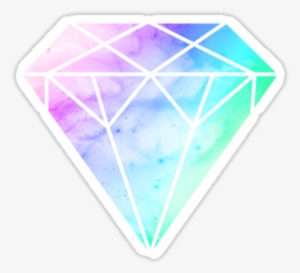 Rainbow Galaxy Diamond By Keelin Small - Diamond Stickers