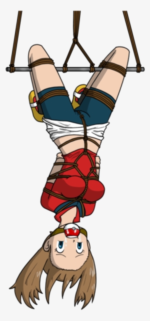 Ce N'était Peut Être Pas Nécessaire De Lui Laisser - Pokegirl In Bondage