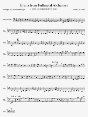 Bratja - Fullmetal Alchemist - Zelda Euphonium Sheet Music