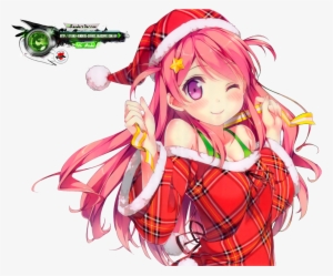 Msyugioh123 Images Santa Anime Girl Hd Wallpaper And - Cute Girl Anime Render