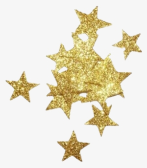 Requested By @oh-abbie Hope You Like It💙 - Gold Glitter Star Png