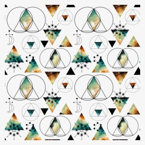 Hand Painted Colorful Geometric Png Background - Geometry