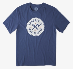 Men's Sawdust Is Man Glitter Smooth Tee - Sawdust Is Man Glitter