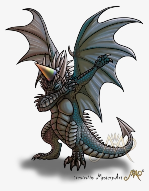 Dabbing Dragon Partyhat For Web - Dragon