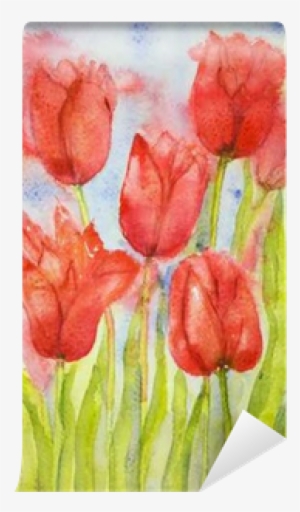 The Dabbing Technique Near The Edges Gives A Soft Focus - Tulip