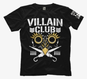 Marty Scurll "gold Villain Club" T-shirt - Villain Club Shirt