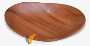 Egg Shape Sushi Serving Plate Wood Carving - Wood Carving