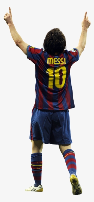Lionel Messi Png Transparent - Messi From Back Png