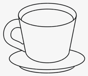 Plate Clipart Plate Cup - Draw Cup And Plate