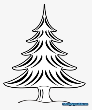 Christmas Tree With Presents Coloring Pages For Kids - Christmas Tree 4 Shower Curtain