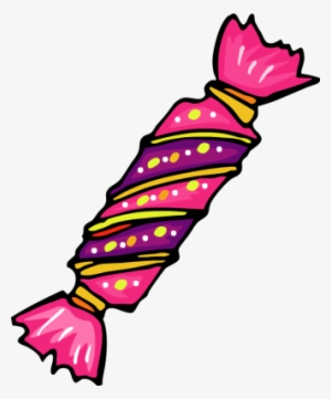 Candy Clipart Wrapped Candy - Piece Of Wrapped Candy