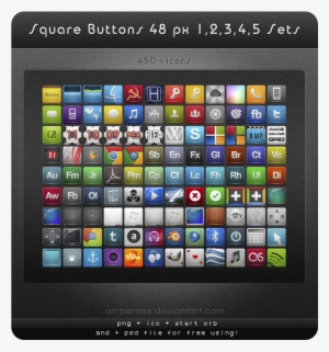 Square Buttons - Permalink