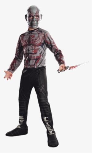 Kids Drax The Destroyer Costume - Rubies Guardians Of The Galaxy Drax Destroyer Costume,
