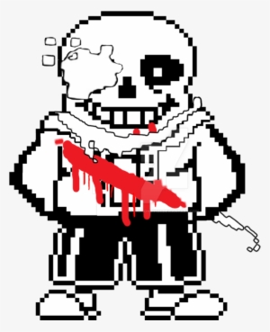 Aftertale Sans/geno Sans Battle Sprite By Falconty123 - Sans Sprite