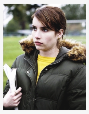 Emma Roberts Wallpaper Possibly Containing A Business - Photograph