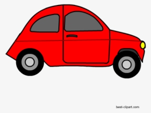 Red Car Free Clipart - Blue Car Clip Art