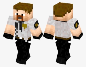 Paul Blart Mall Cop Yandere High School - Minecraft Pro Steve Skin