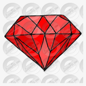 Diamond Clipart Ruby - Ruby Clipart