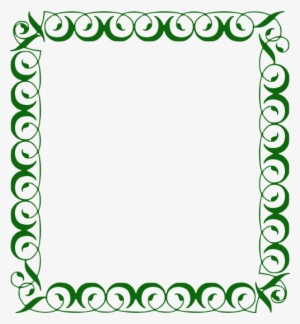 Border Frame Png Transparent Image - Green Border For Certificate