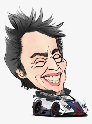 Detail From The Top Gear Caricature Piece - Cartoon