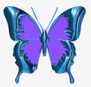 Butterfly Clipart ~ Jewels Art Creation - Purple And Blue Butterfly Clipart