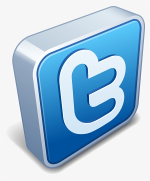 Social Media - Twitter 3d Icon Png