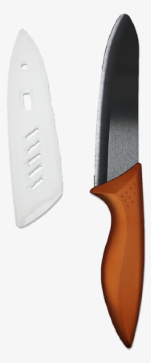 Copperhead Collection 6" Carver/chef Knife Black Ceramic - Utility Knife