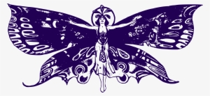 This Free Icons Png Design Of Flying Butterfly Woman