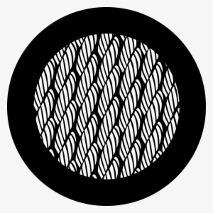 Rope Texture Gobo - Rosco Plastic Gobo - Rope Texture