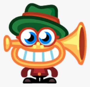 Toots The Boogie Woogie Bugle Cut - Clip Art