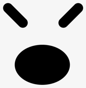 Emoticons Square Face With Closed Eyes And Opened Mouth - Chinese Eyes Png