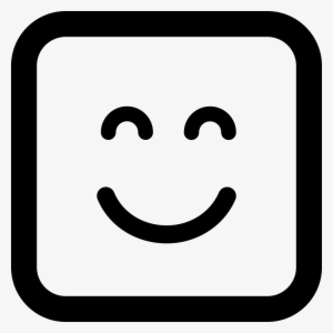 Emoticon Square Smiling Face With Closed Eyes Comments - 3 Icon