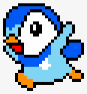 Piplup - Minecraft Dessin Pixel Art