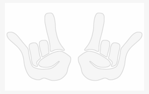 Rock Hand Sign Png