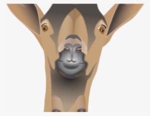 Goat Face Cliparts - Goat Head