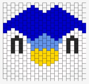 Piplup Mask Bead Pattern - Kandi Mask Patterns Ponys
