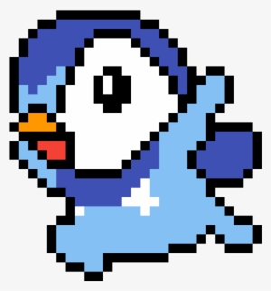 Piplup - Minecraft Dessin Pixel Art