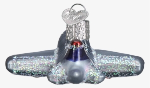 Old World Christmas Passenger Plane Glass Christmas - Old World Christmas - Passenger Plane