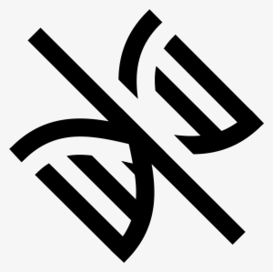 This Is An Image Of A Dna Double Helix Facing Diagonally - Stencil