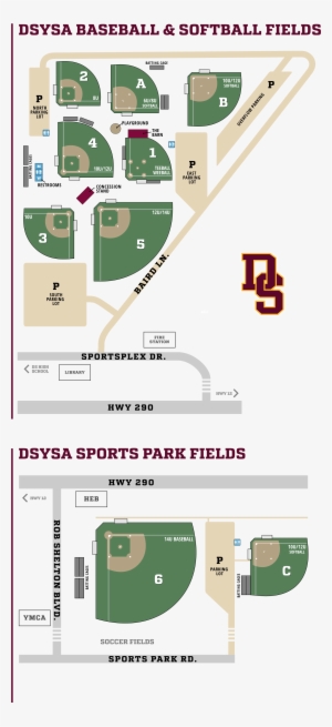Behind Heb And Next To The Dsysa Soccer Fields - Diagram