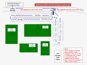 Field Layout For The 2012 Competitive Season Only - Diagram