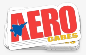 Aero Cares Rewards Program Die Cut Sticker