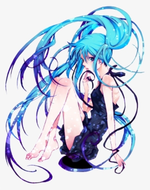 Anime Girl Png Transparent - Hatsune Miku Anime Png