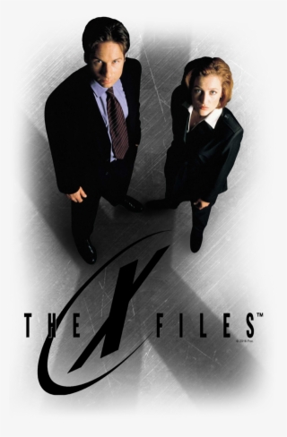 X Files X Marks The Spot Men's V Neck T Shirt - Neckline