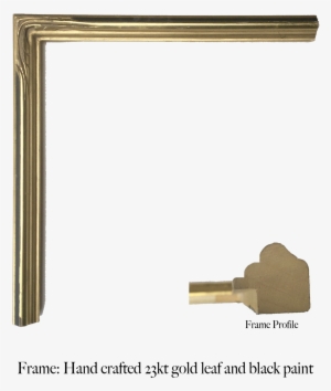 Hand Carved Gold Gilded Frame For Fine Art Prints - Key